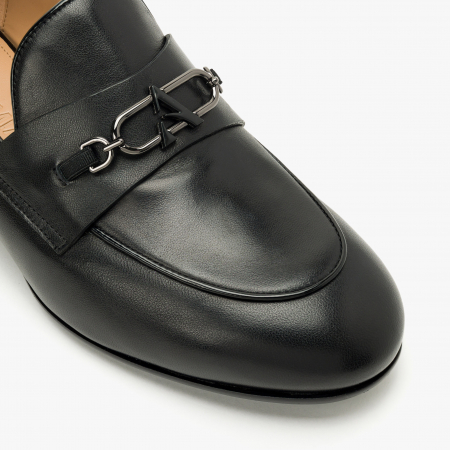 Pantofi Damă Casual/Elegant, Culoare Neagra, Toc Comod, Varf Rotund, Toate Sezoanele, Accademia 3731 [3]