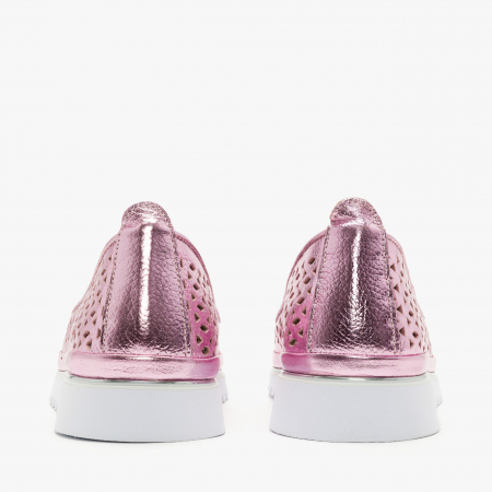 Pantofi Dama Casual Lila, Talpa Comoda 2 cm, Piele Texturata, LAB Milano by Renzoni 0862000 [4]