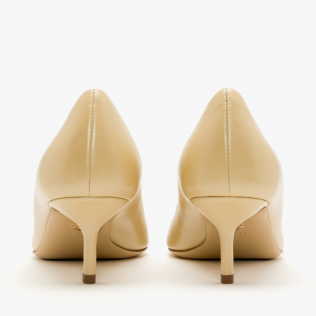 Pantofi Dama Eleganti de Culoare Crem cu Toc Subtire, Giorgio Fabiani 241052 [4]
