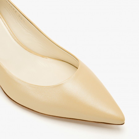 Pantofi Dama Eleganti de Culoare Crem cu Toc Subtire, Giorgio Fabiani 241052 [3]