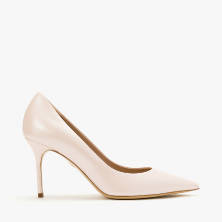Pantofi Dama Eleganti din Piele de Culoare Roz cu Toc Subtire de 8cm, Giorgio Fabiani 241060 [1]