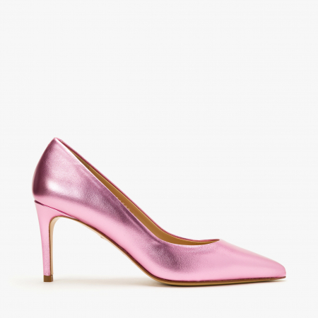 Pantofi Damă Eleganți Stiletto, Roz Lucios, Toc Subțire 8 cm, Vârf Ascuțit, Giorgio Fabiani 191506 [1]