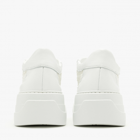 Pantofi Dama Casual, Culoare Alba, Talpa Comoda in 2 Straturi, Spuma Presata si Talpa de Cauciuc, Renzoni 5396 [4]