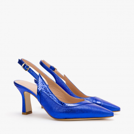 Branduri - Pantofi Sanda Dama, Culoare Albastra, Angelo Giannini 1023