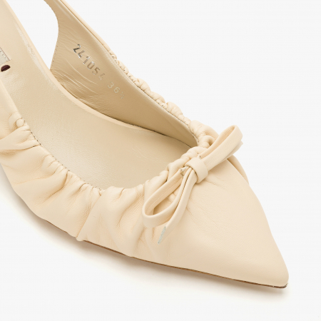 Pantofi Sanda Dama Eleganti de Culoare Bej, Funda din Piele, Giorgio Fabiani 241054 [3]
