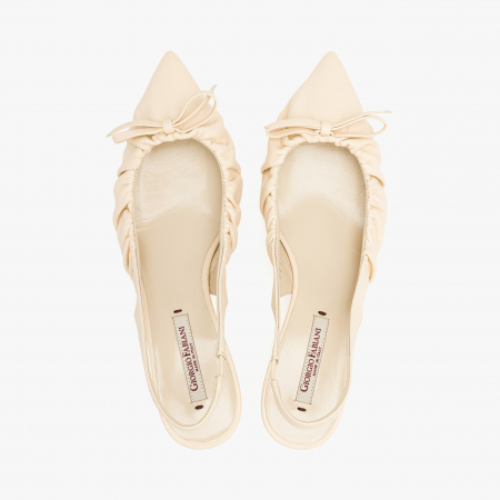 Pantofi Sanda Dama Eleganti de Culoare Bej, Funda din Piele, Giorgio Fabiani 241054 [2]