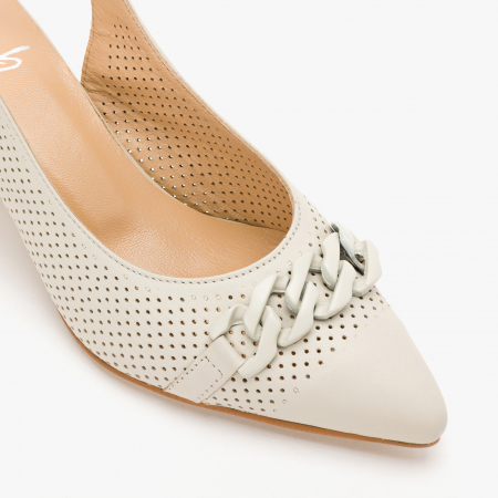 Pantofi Sanda Dama, Culori Bej si Lila, LAB Milano by Renzoni 503(0415)7351 [3]