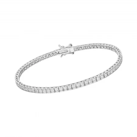 bratara tennis square din argint 925