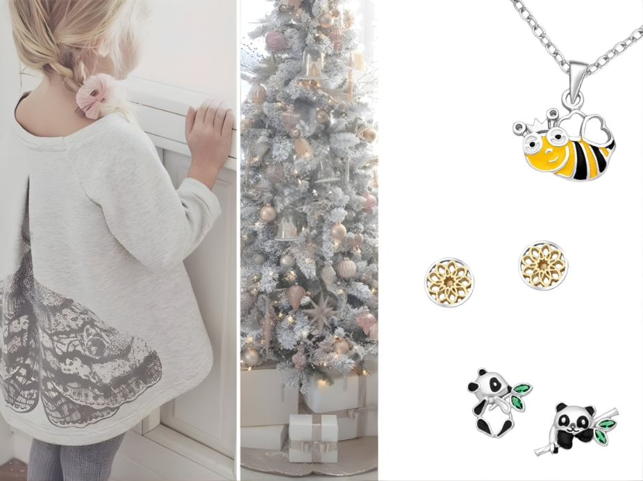 Cadouri de Craciun bijuterii argint pentru copii