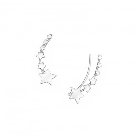 cercei ear cuff din argint 925 cu stelute
