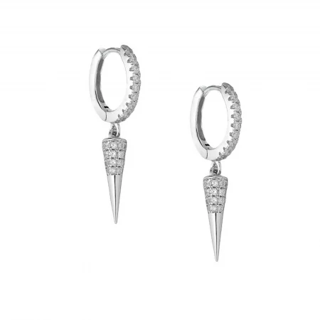 cercei eleganti din argint 925 cu zirconii