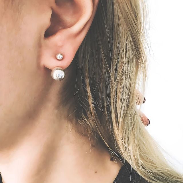 cercei ear jackets din argint 925
