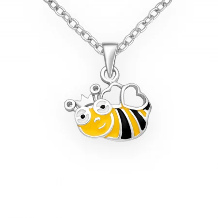 pandantiv albina regina din argint 925