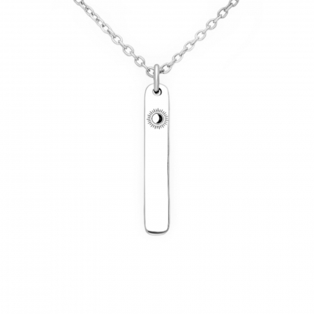 pandantiv soare si luna din argint