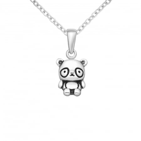 pandantiv panda din argint 925
