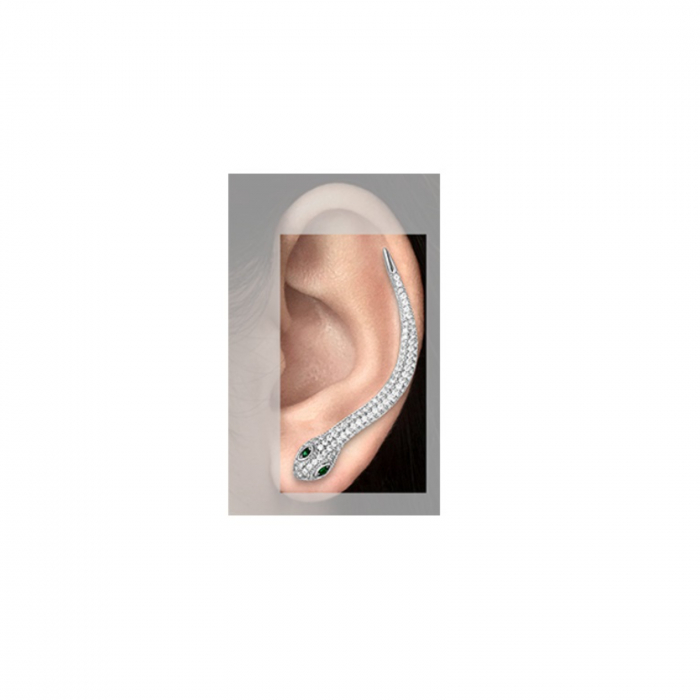 Cercei Ear Cuff sarpe din argint 2C20 [2]