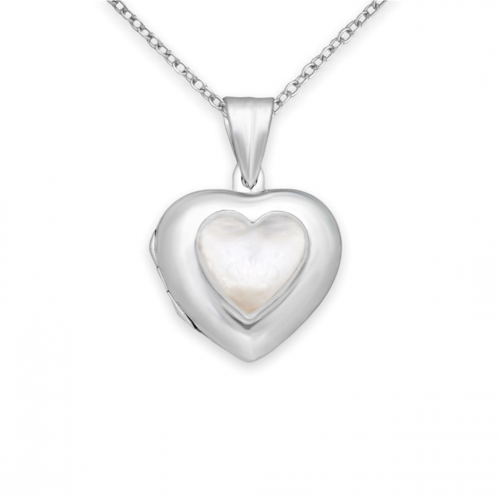 Medalion talisman argint poza - Heart 2P82 [1]