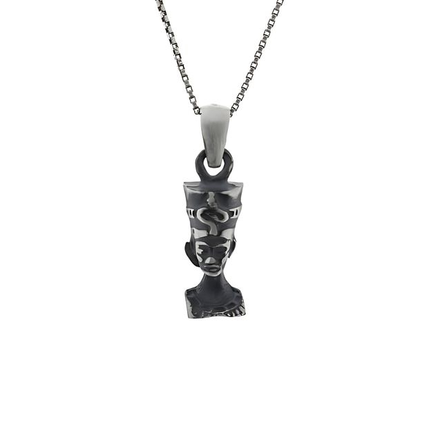 Pandantiv Faraon Nefertiti argint patinat PM4431 [1]