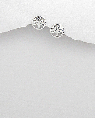 Cercei Tree of Life din argint 1C-335 [1]