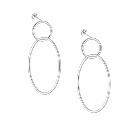 cercei rotunzi - Cercei din argint cercuri - Anisia