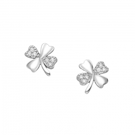 Colectia „ Kids ” - Cercei din argint Four Leaf 2C125