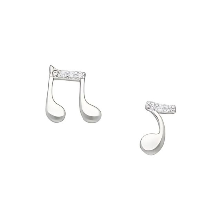 Colectia „ Kids ” - Cercei din argint - Musical Notes