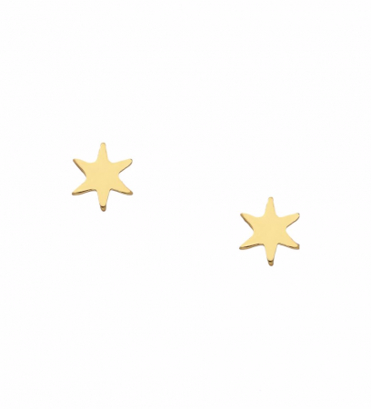 Cercei mici steluta argint placat cu aur Lyrae 1C-390 [0]