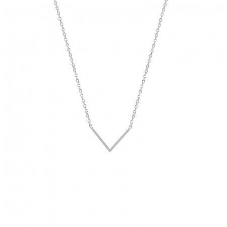 Cadouri pentru Mama - Colier argint Chevron Geometric