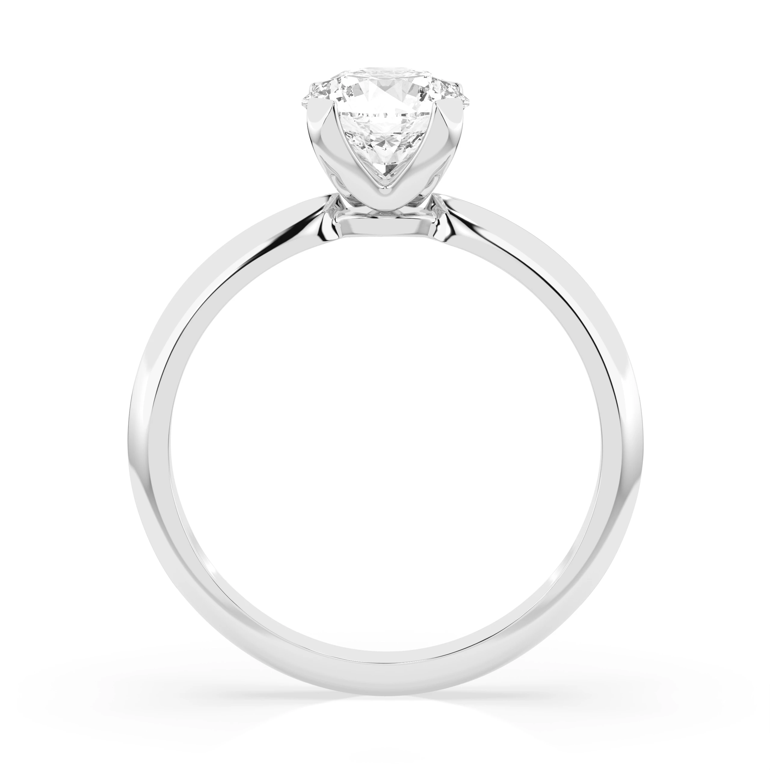 Inel de Logodnă Princess din Aur cu Diamant 1 ct [1]
