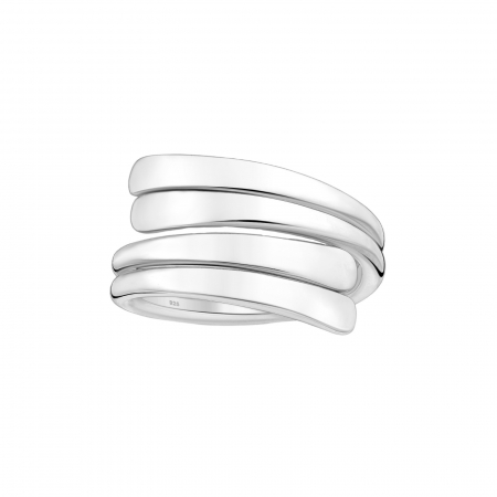 Inele - Inel lat din argint 925 - Elegance