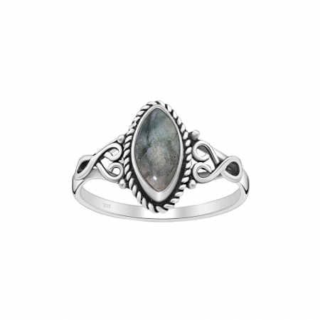 Inele - Inel din argint vintage - Labradorite