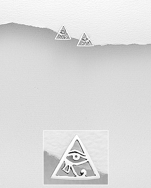 Cercei Ochiul lui Horus din argint 1C-155 [1]