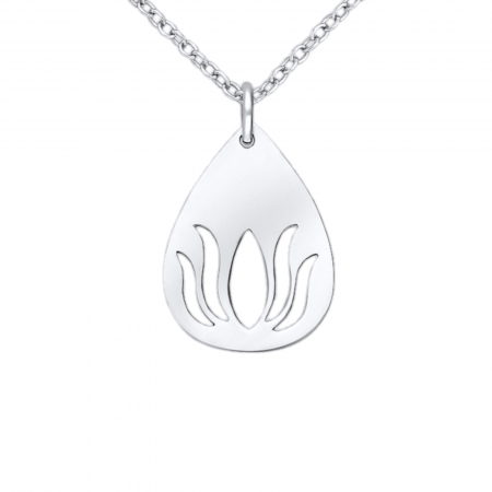 Pandantiv argint - Floare de Lotus 1P-339 [0]