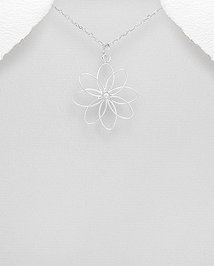 Pandantiv din argint - floarea vietii 1P-340 [1]