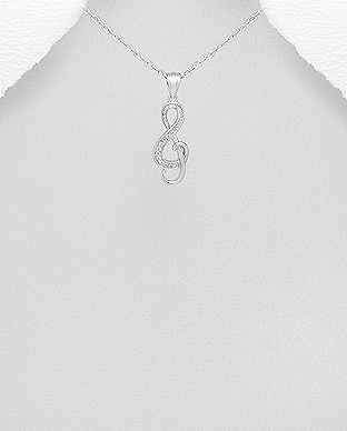 Pandantiv cheia sol din argint 1P-65 [1]