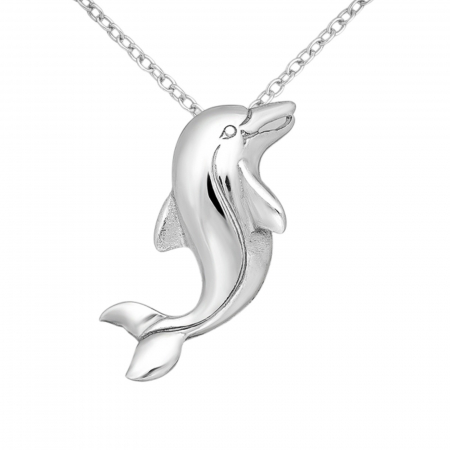Pandantiv Delfin din Argint - Flipper