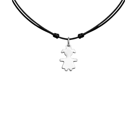 BIJUTERII ARGINT - Pandantiv fetiță din argint 925