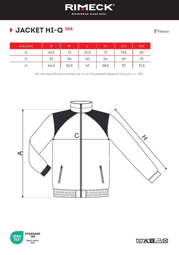 Fleece JACKET HI-Q 506 [3]