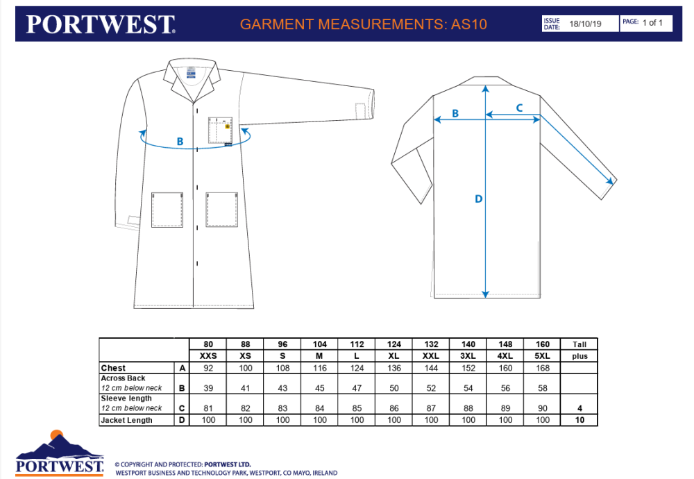 HALAT AS10 ESD ANTISTATIC [2]