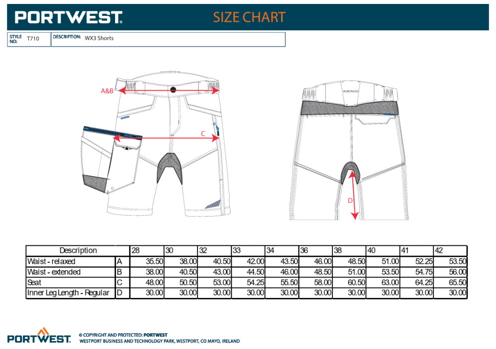 PANTALONI T710 SCURTI [3]