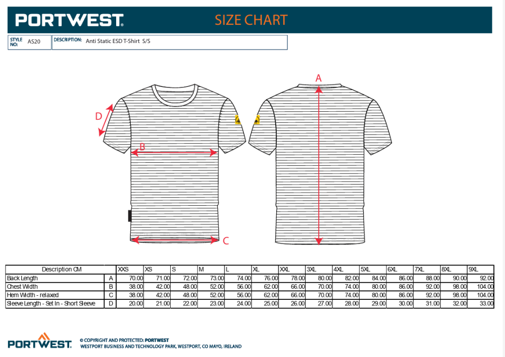 TRICOU AS20 ESD ANTISTATIC [3]