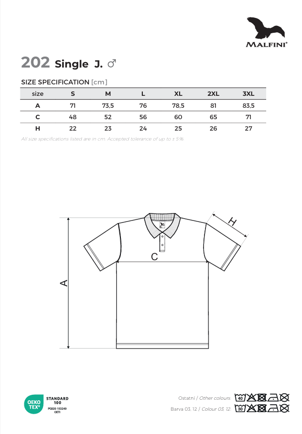 Tricou POLO SINGLE J 202 [2]