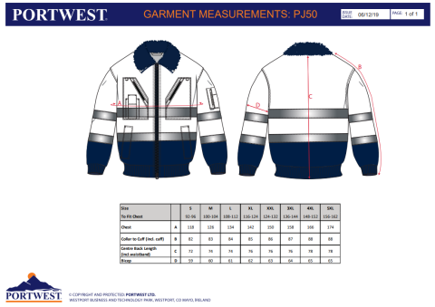 Jacheta PJ50 Pilot Hi-Vis 3 in 1 [2]