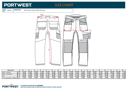 PANTALONI PW305 STRETCH HOLSTER [2]