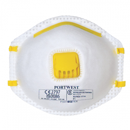 PROTECTIE RESPIRATORIE - Semimasca cu supapa FFP1 P101