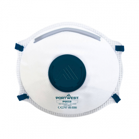 PROTECTIE RESPIRATORIE - Semimasca cu supapa FFP2 P203 Dolomita