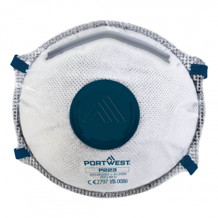 PROTECTIE RESPIRATORIE - Semimasca cu supapa FFP2 P223 Dolomita Carbon