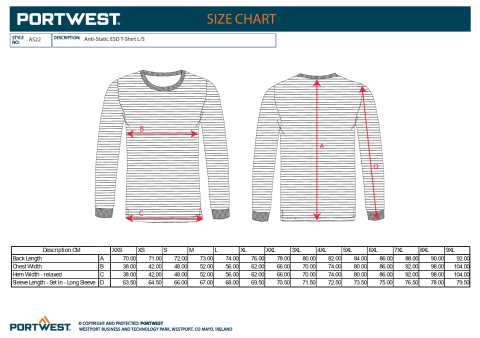 TRICOU AS22 ESD ANTISTATIC CU MANECA LUNGA [2]