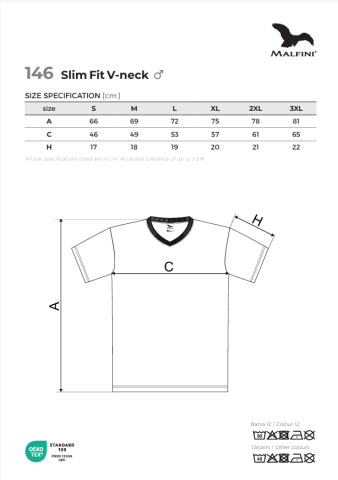 Tricou SLIM FIT V-NECK 146 [1]