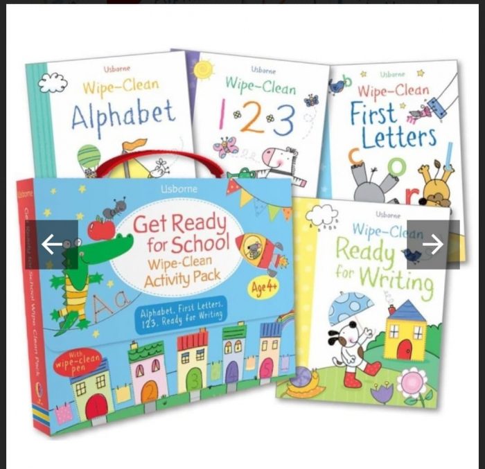 Get Ready for School Wipe-clean activity pack 4+ [2]